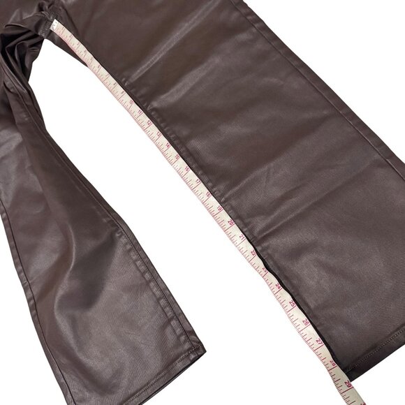 NYDJ Marilyn Straight Coffee Coated Jeans With Lift Tuck Technology 14 petite - Picture 6 of 16